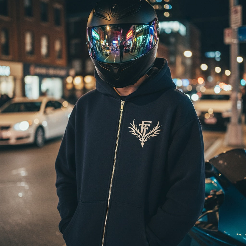 FT Oversized Zipper Hoodie